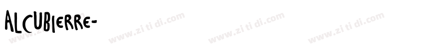 Alcubierre字体转换