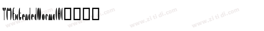 TMExtendedNormalAl字体转换