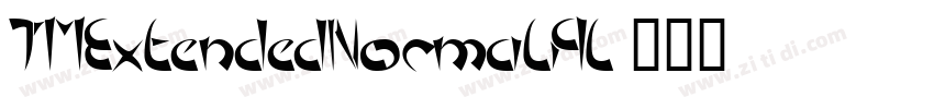 TMExtendedNormalAl字体转换