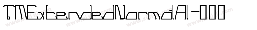 TMExtendedNormalAl字体转换