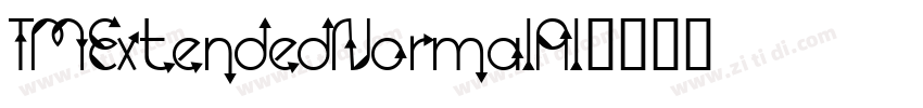 TMExtendedNormalAl字体转换