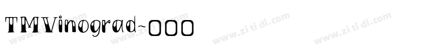 TMVinograd字体转换
