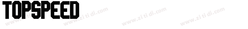 TopSpeed字体转换