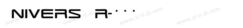 UniversTr字体转换