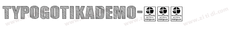 TypoGotikaDemo字体转换
