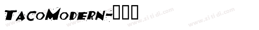 TacoModern字体转换