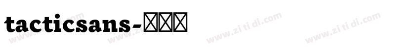 tacticsans字体转换