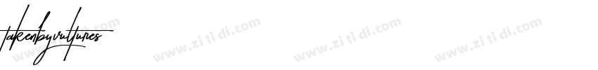 TakenbyVultures字体转换