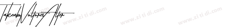 TakenbyVulturesAlter字体转换