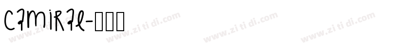 CamiRae字体转换