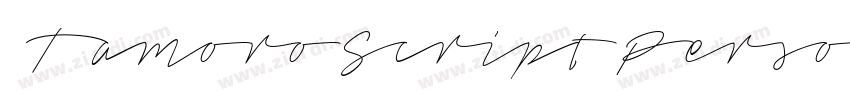 TamoroScriptPersona字体转换 TamoroScriptPersona字体转换
