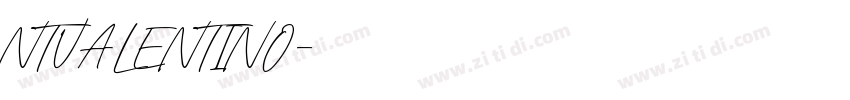 NTVALENTINO字体转换