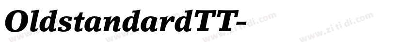 OldstandardTT字体转换