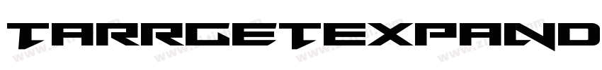 TarrgetExpandedItal字体转换