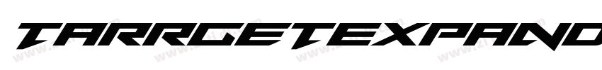 TarrgetExpandedItal字体转换