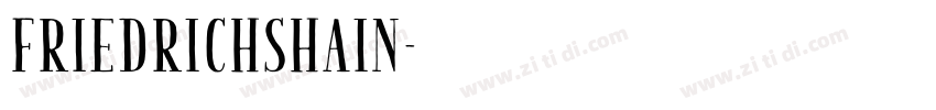 Friedrichshain字体转换