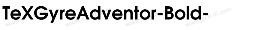 TeXGyreAdventor-Bold字体转换