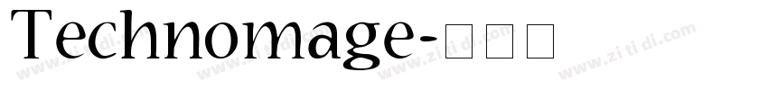 Technomage字体转换