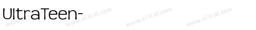 UltraTeen字体转换