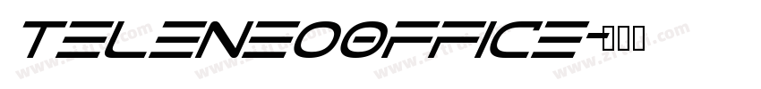 TeleNeo0ffice字体转换