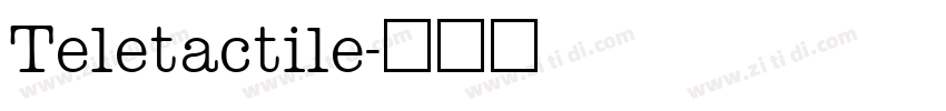Teletactile字体转换