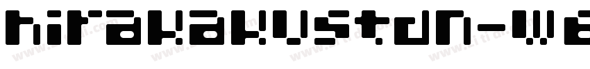 hirakakustdn-w6字体转换