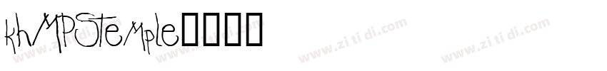 KhMPSTemple字体转换