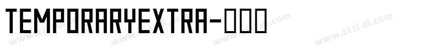 TemporaryExtra字体转换