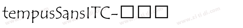 tempusSansITC字体转换