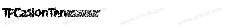 TFCaslonTen字体转换