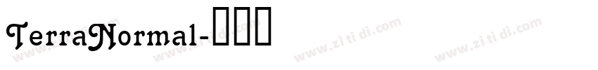 TerraNormal字体转换