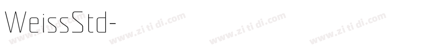 WeissStd字体转换