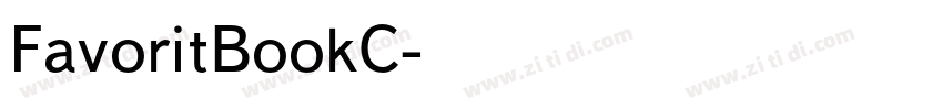 FavoritBookC字体转换