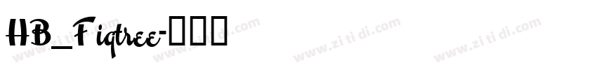 HB_Figtree字体转换