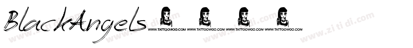 BlackAngels字体转换