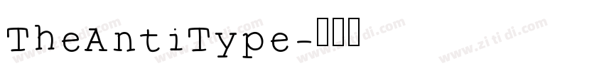 TheAntiType字体转换