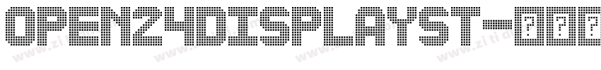 Open24DisplaySt字体转换