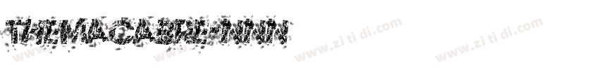 TheMacabre字体转换