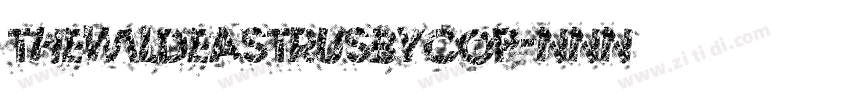 TheWildeastRUSbyCop字体转换