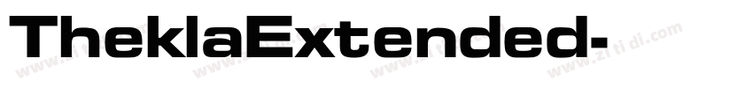 TheklaExtended字体转换