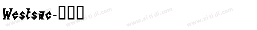 Westsac字体转换
