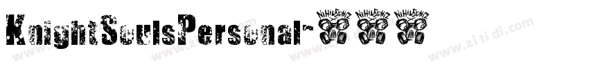 KnightSoulsPersonal字体转换