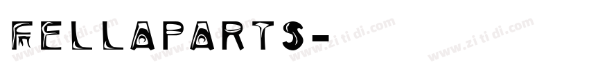 FellaParts字体转换
