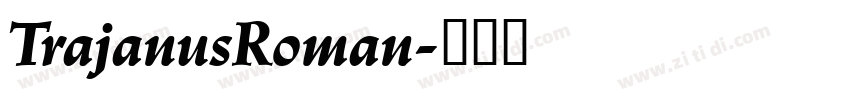 TrajanusRoman字体转换