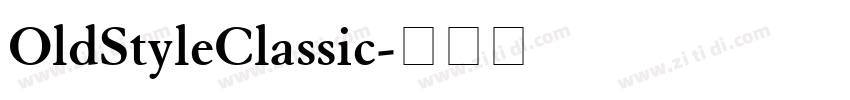 OldStyleClassic字体转换