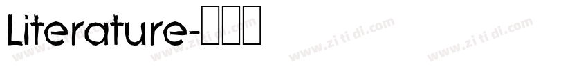 Literature字体转换