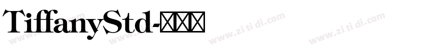 TiffanyStd字体转换