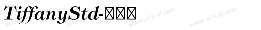 TiffanyStd字体转换