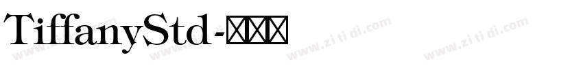 TiffanyStd字体转换