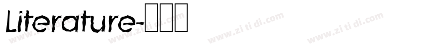 Literature字体转换